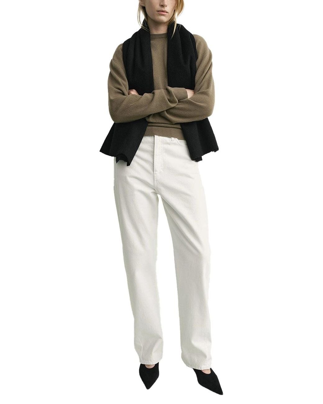 Totême Natural Classic Cashmere Top Hazel