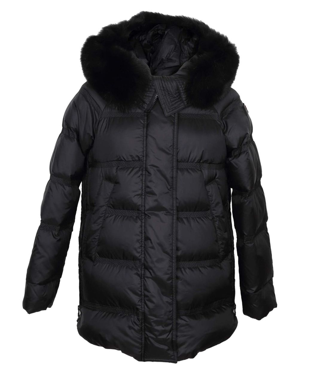 Peuterey Takan Down Jacket Mq 02 Fur Black Color | Lyst