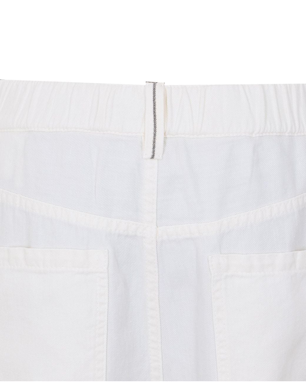 Brunello Cucinelli White Trousers Cotton