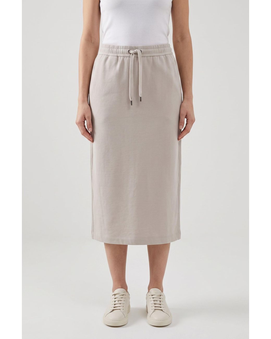 Brunello Cucinelli Multicolor Light Cotton Skirt