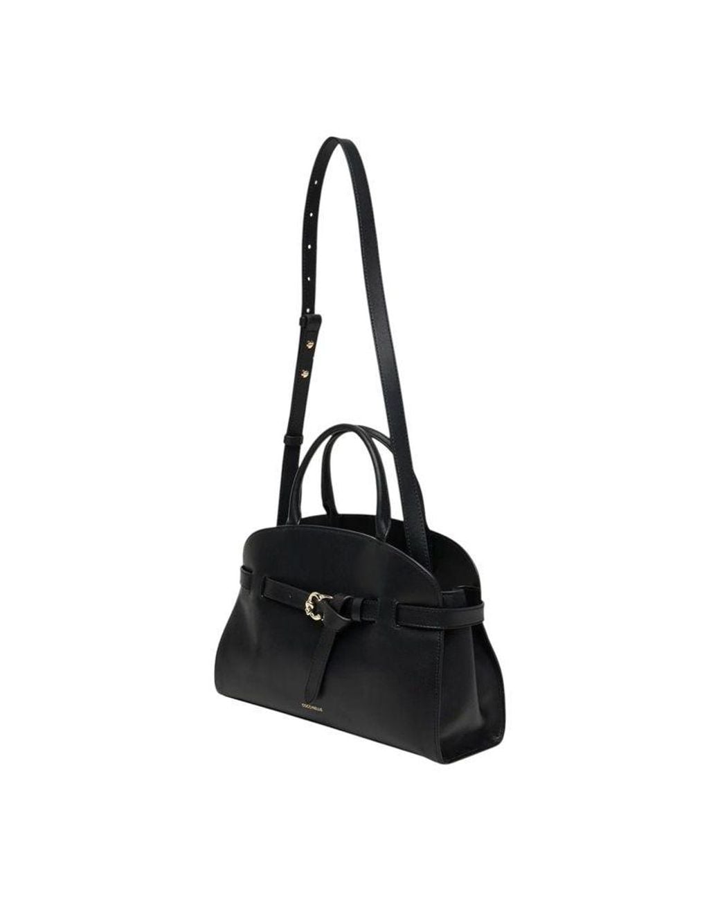 Coccinelle Black Top Handle Bag Smooth Leather
