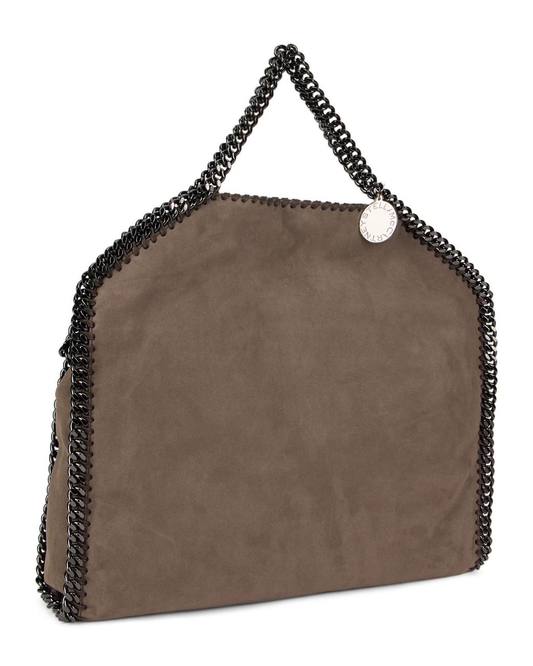 Stella McCartney Brown Stella Mccartney Chain-Trimmed Tote Bag — Taupe