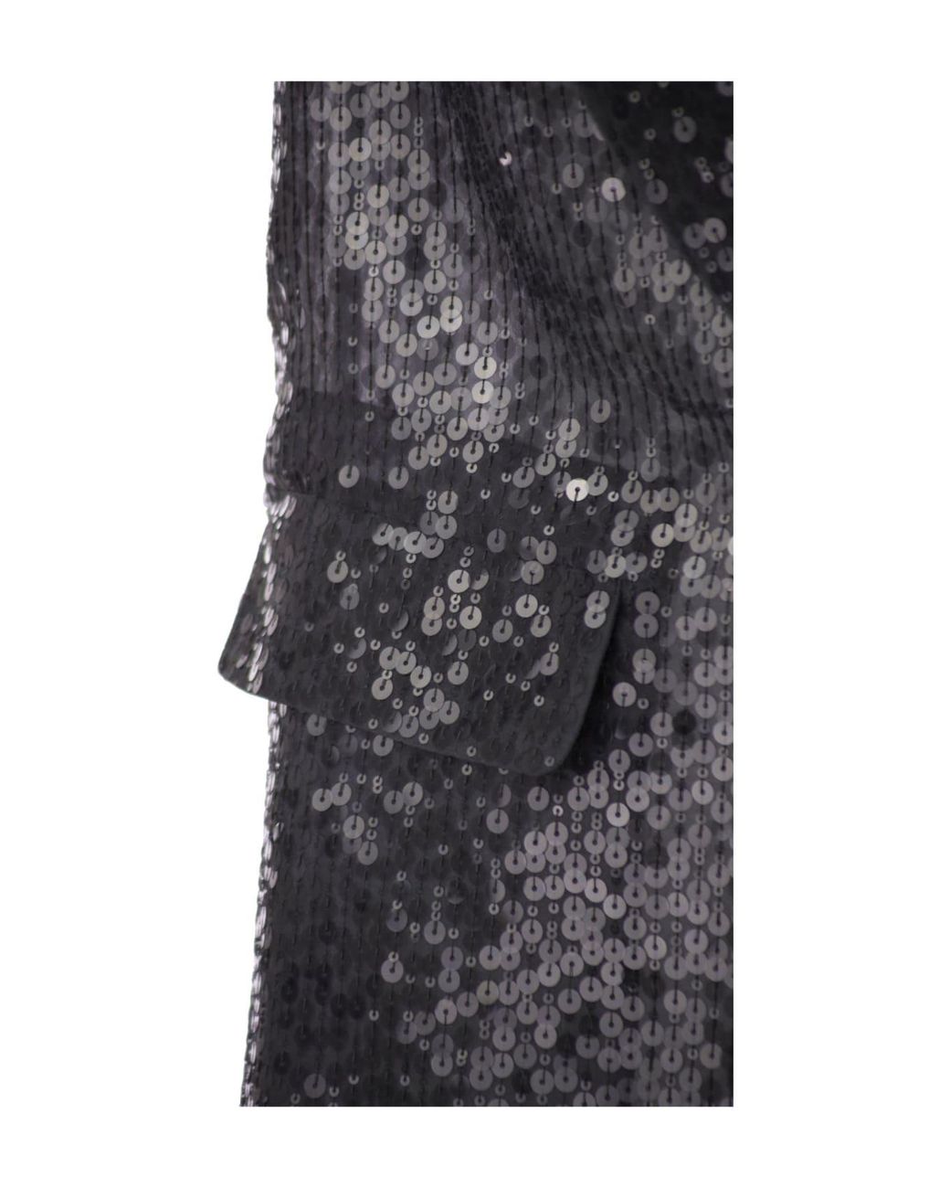 Brunello Cucinelli Gray Silk Sequined Jacket