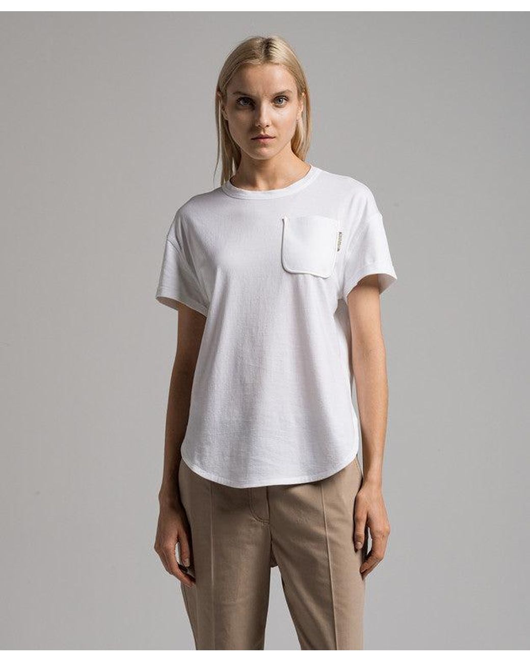 Brunello Cucinelli White Cotton Relaxed Shirt