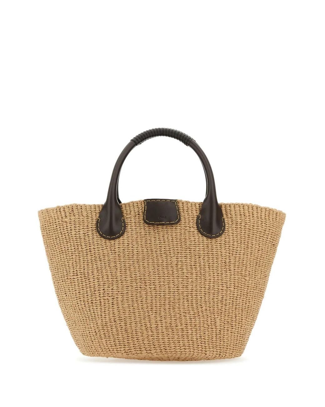Chloé Raffia Large Palma X Eres Shopping Bag in Brown | Lyst UK