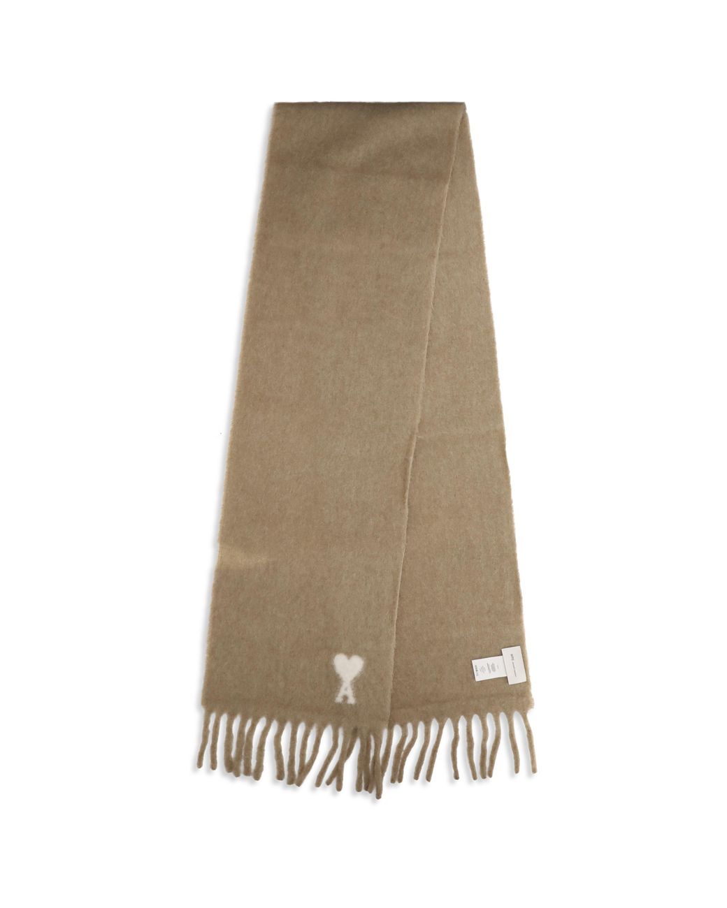 AMI Natural Ami De Coeur Scarf for men