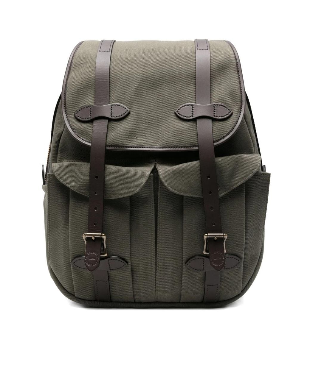Filson Gray Bum Bag With Leather Trims Cotton: 100. Tote for men