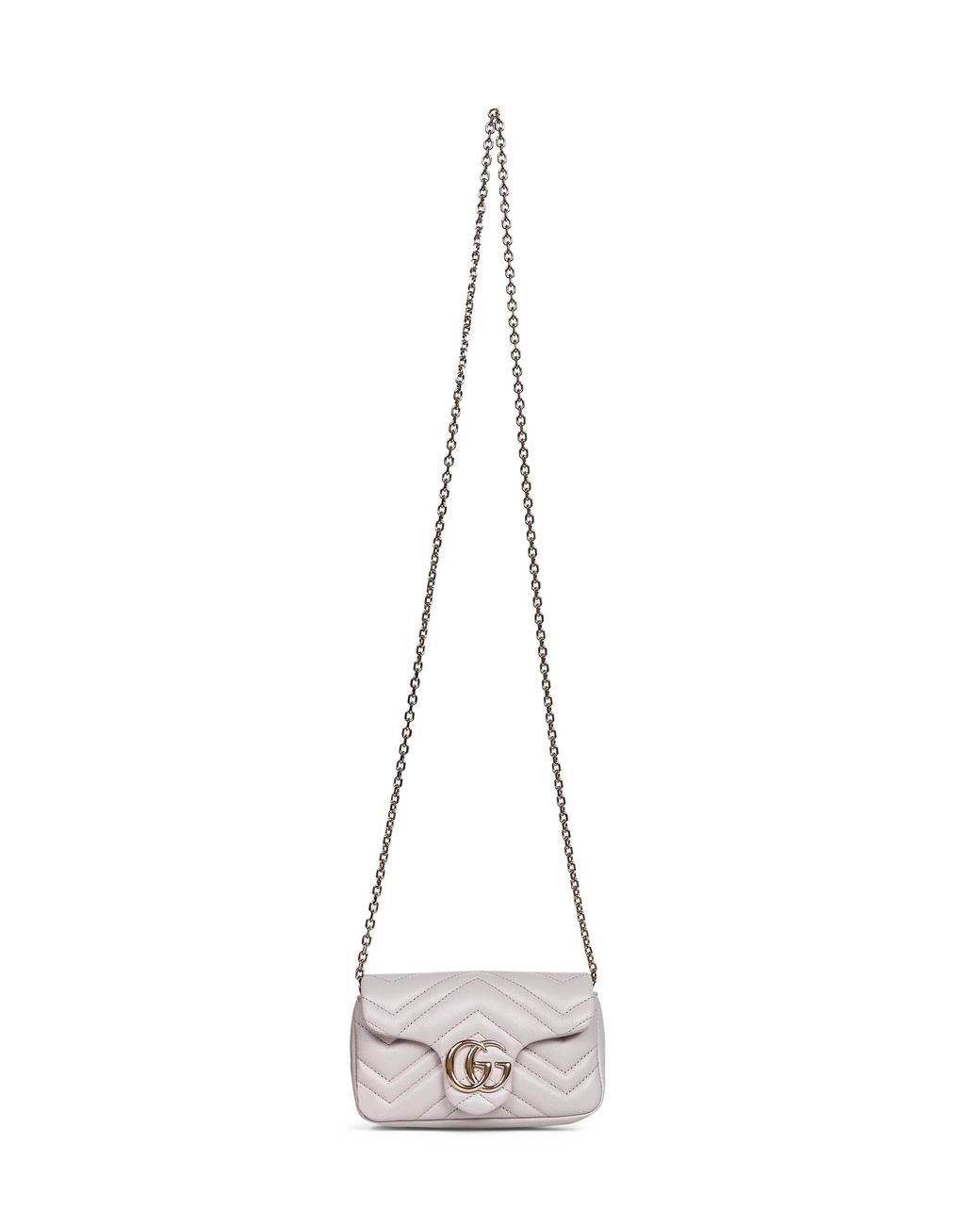 Gucci Natural Light Gg Marmont Mini Shoulder Bag