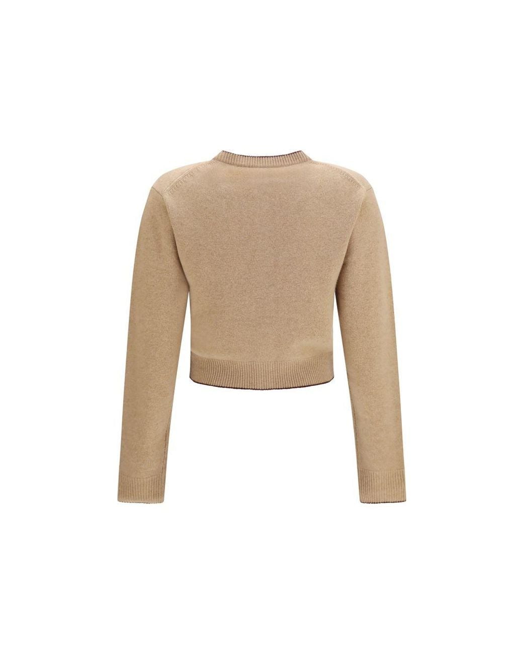 Chloé Natural Beige Wool Oves Aries Cardigan