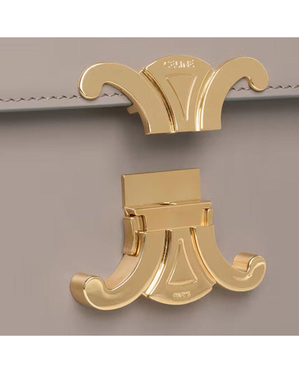 Céline White Celine Cel Shoulder Bag