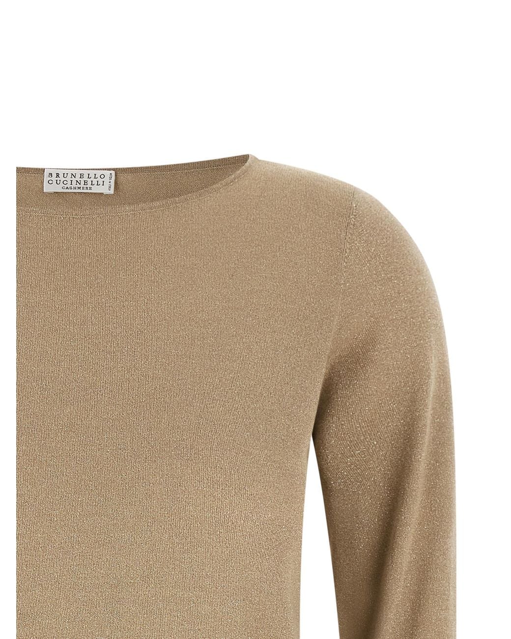 Brunello Cucinelli Natural Brunello Cucinelli Sparkling Sweater