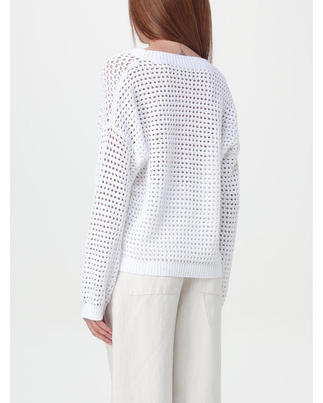 Brunello Cucinelli White Sweater