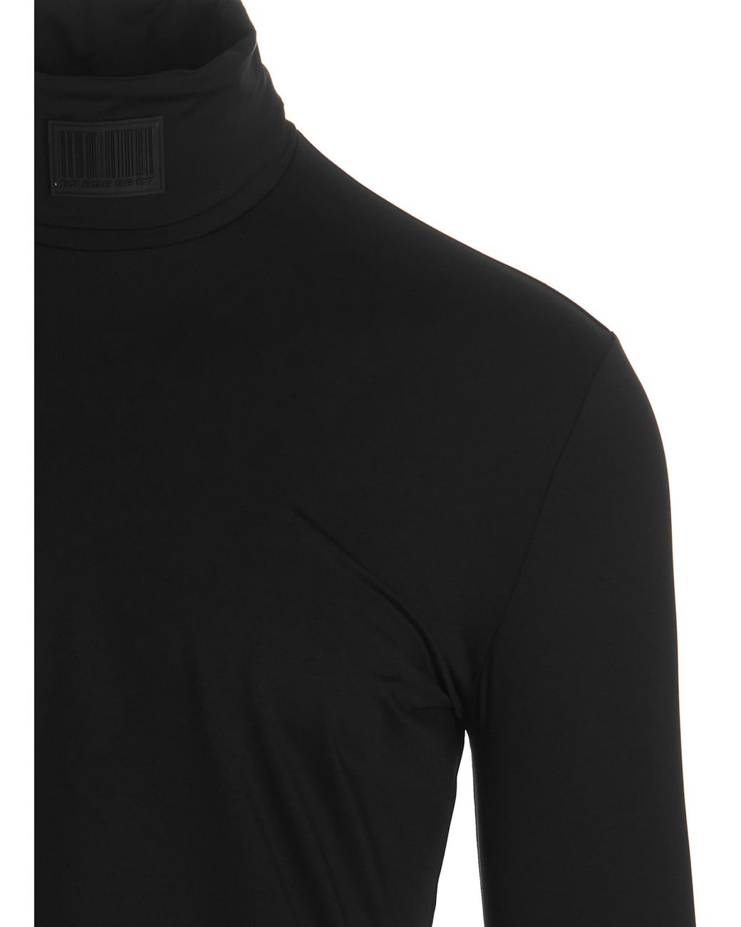 VTMNTS Black Logo Lycra Sweater for men