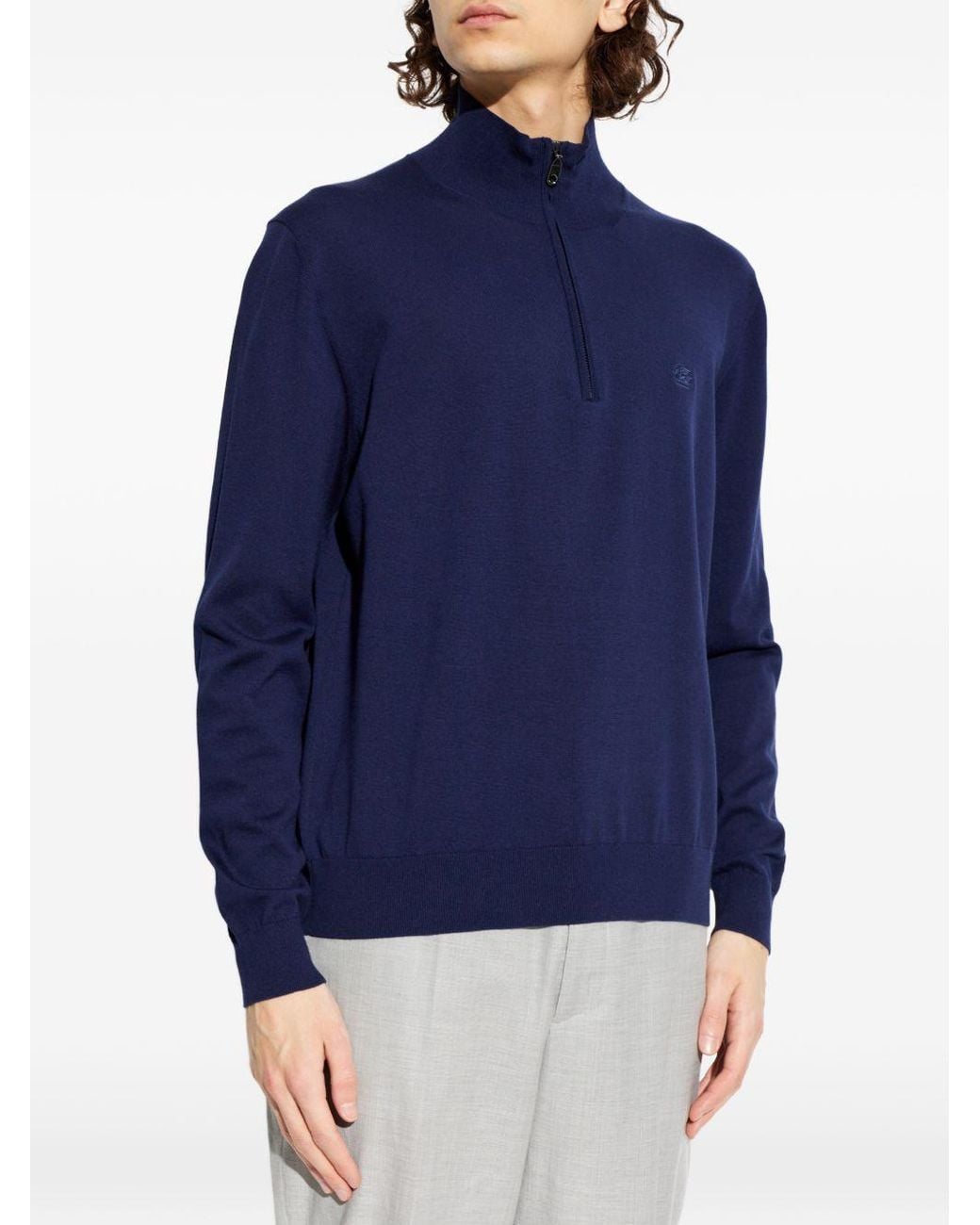 Etro Blue Sweaters for men