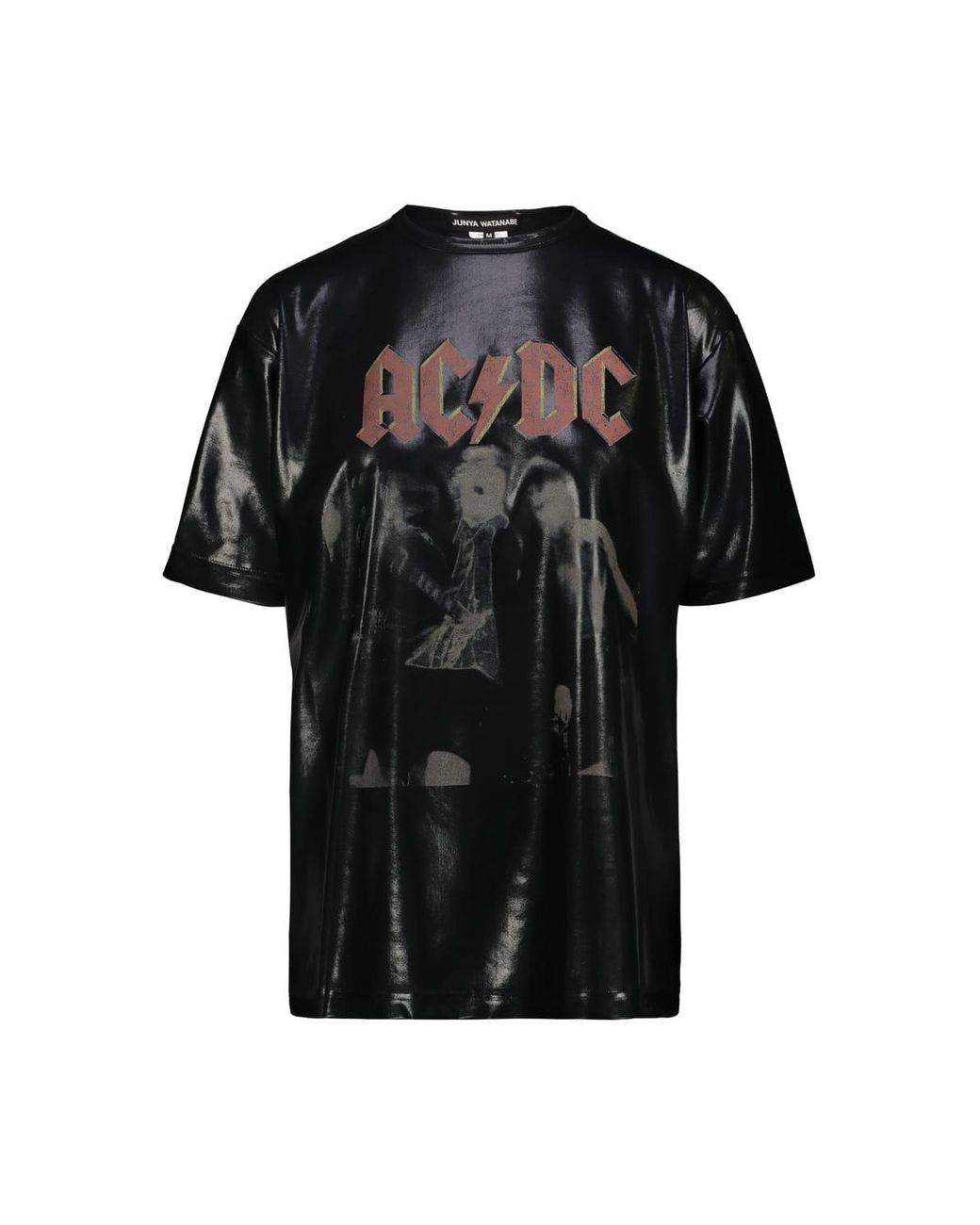 Junya Watanabe Ac-Dc Print T-Shirt Clothing in Black | Lyst