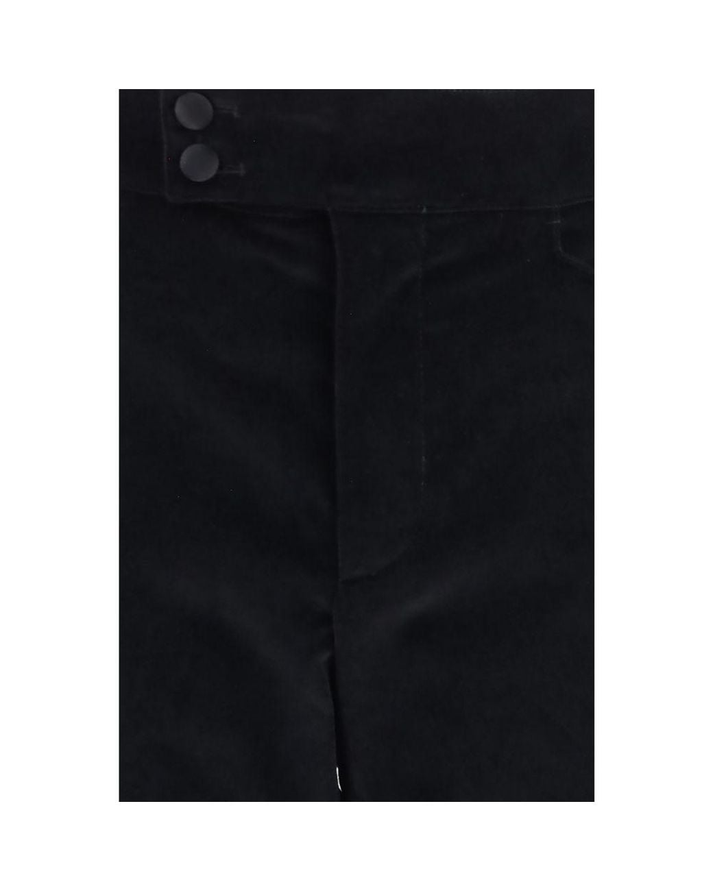 Dolce & Gabbana Black Cotton Casual Pants for men