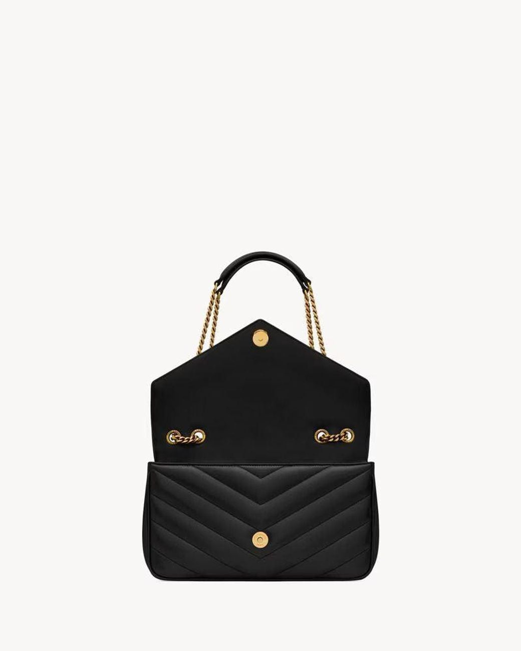 Saint Laurent Black Saint Laurent Loulou Shoulder Bag