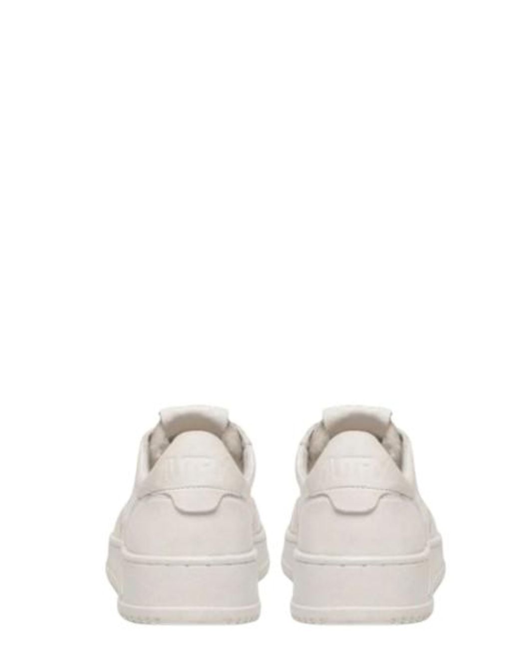 Autry White Flat Shoes