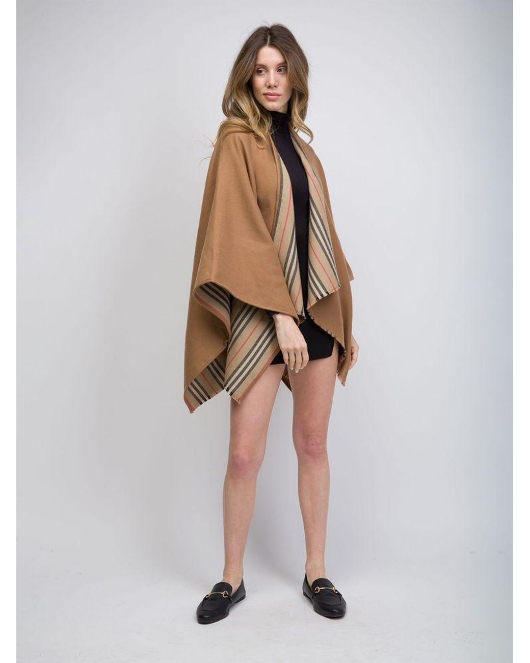 Burberry Natural Cape Wool Apparel Other