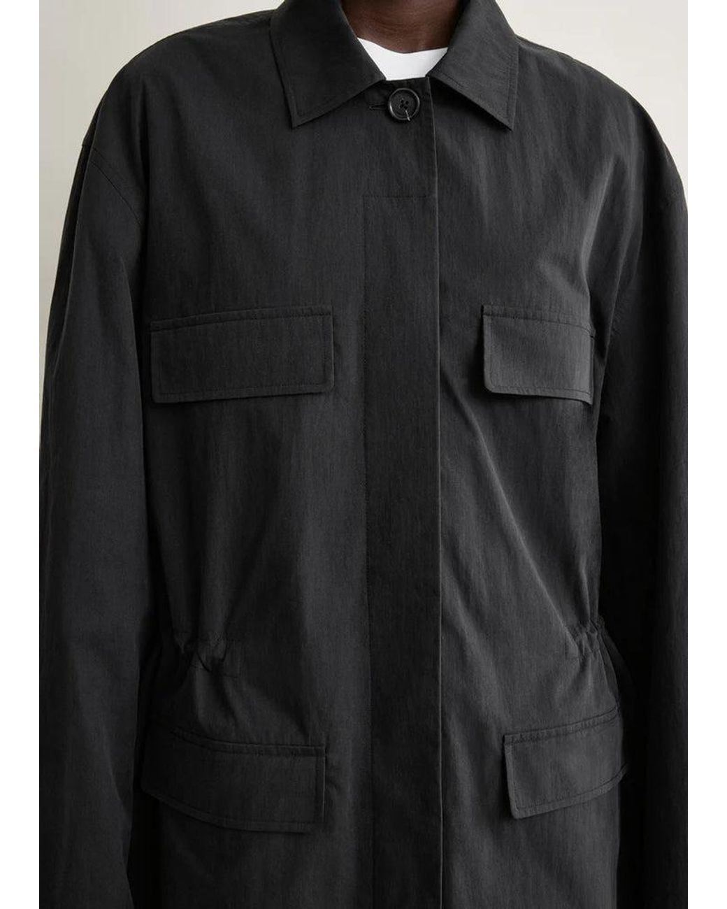 Totême Black Toteme Utility Pocket Jacket