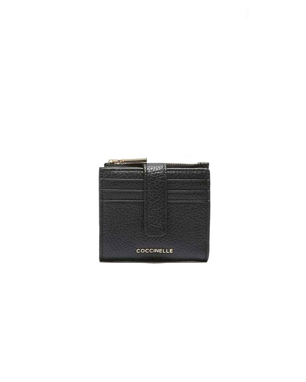 Coccinelle Black Coccinelle Grained Leather Wallet