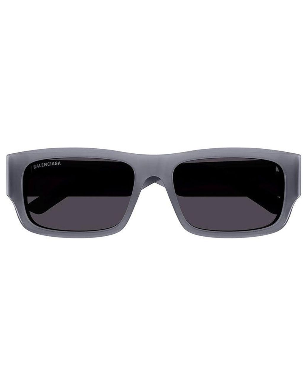 Balenciaga Gray Sunglasses Rectangle Full Rim, Frame And Lens Bb0261Sa004 for men