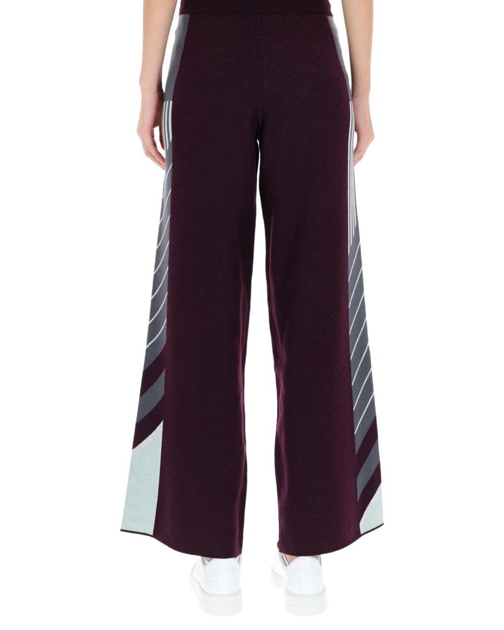 Casablanca Purple Casablanca Diagonal Tennis Trousers