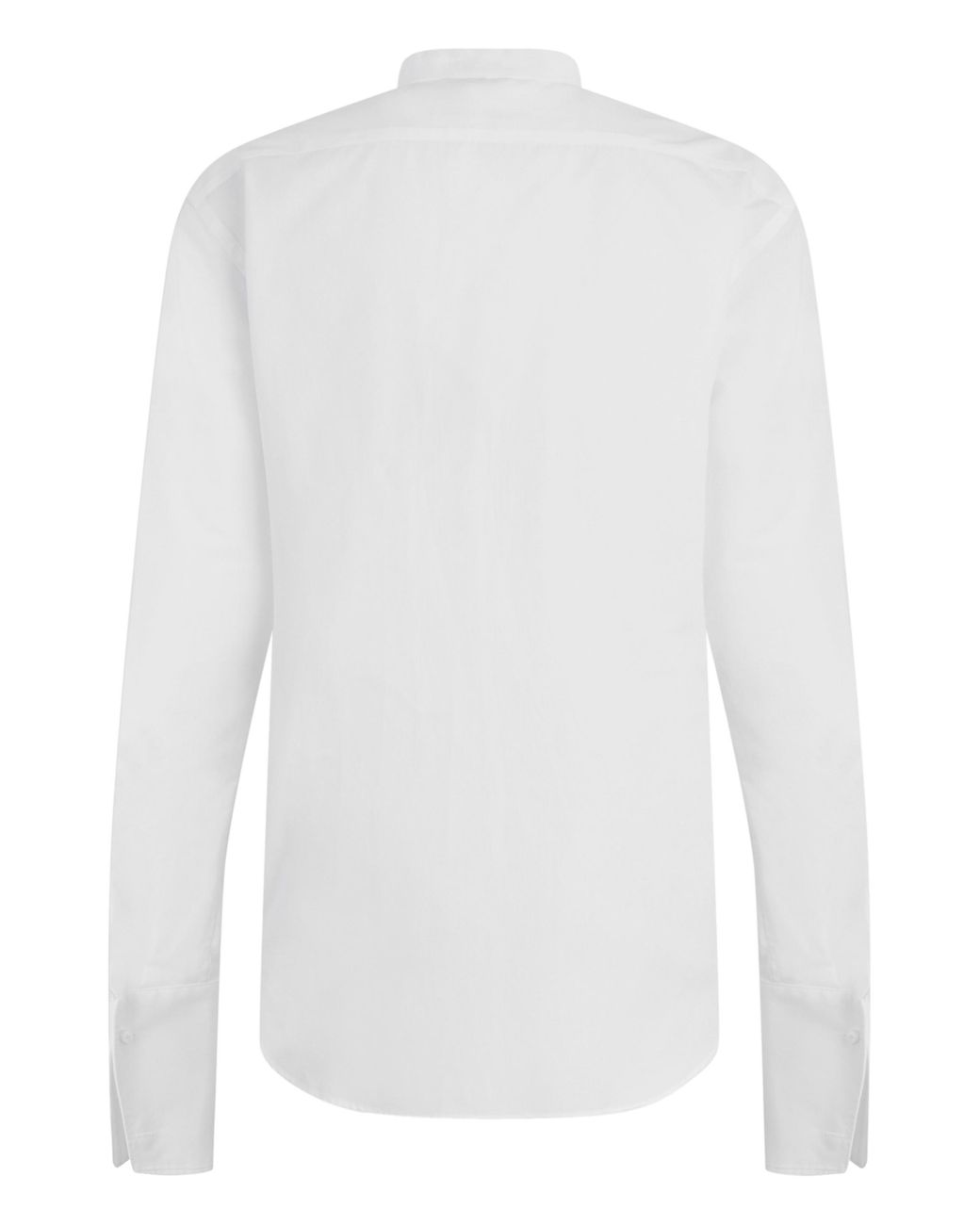 Fendi White Fendi Long-Sleeved Cotton Shirt