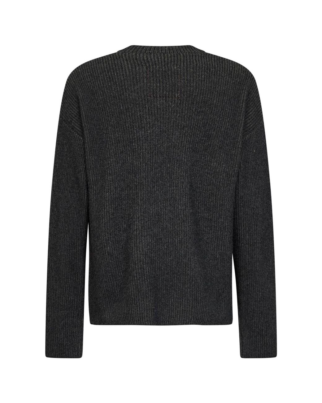 Uma Wang Black And Ribbed Cashmere Knit Crewneck Sweater for men