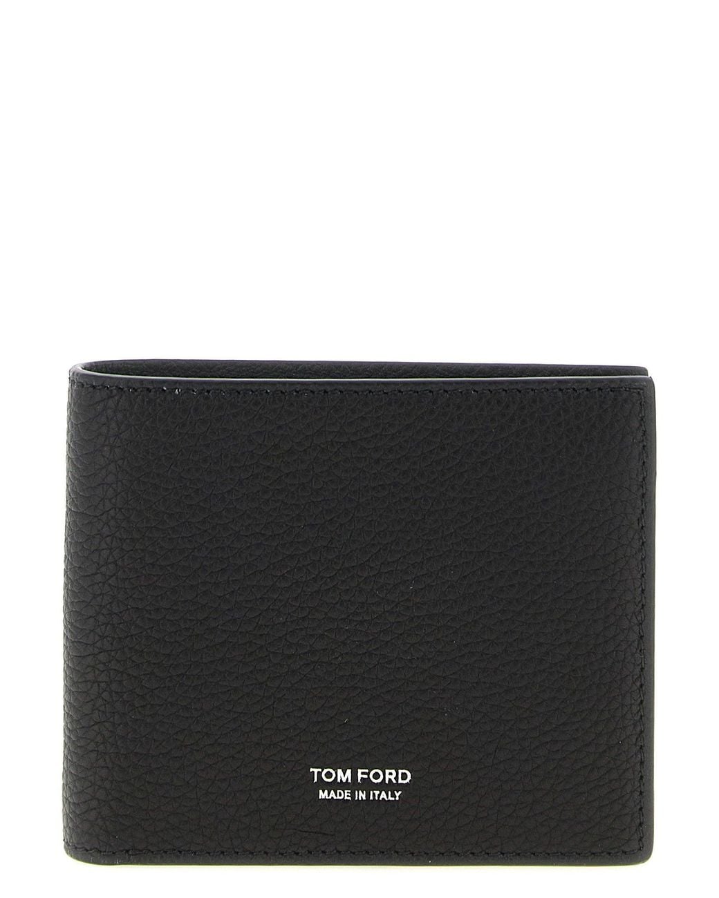 Tom Ford Black Textured Leather Wallet
