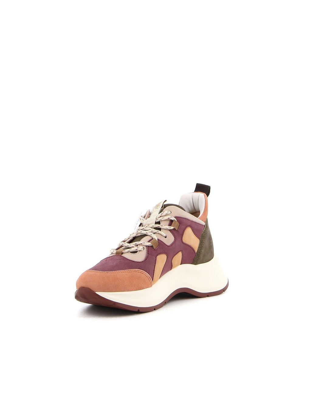 Hogan Pink H585 Colour-Block Sneakers Hxw5850Du70Cr00Ttt