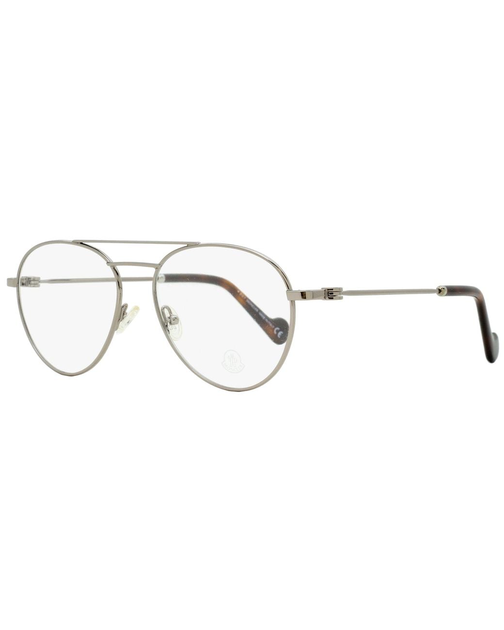 Moncle Frame Moncler Moncler Ml5023 Pilot Metal Frame Eyeglasses in Black | Lyst