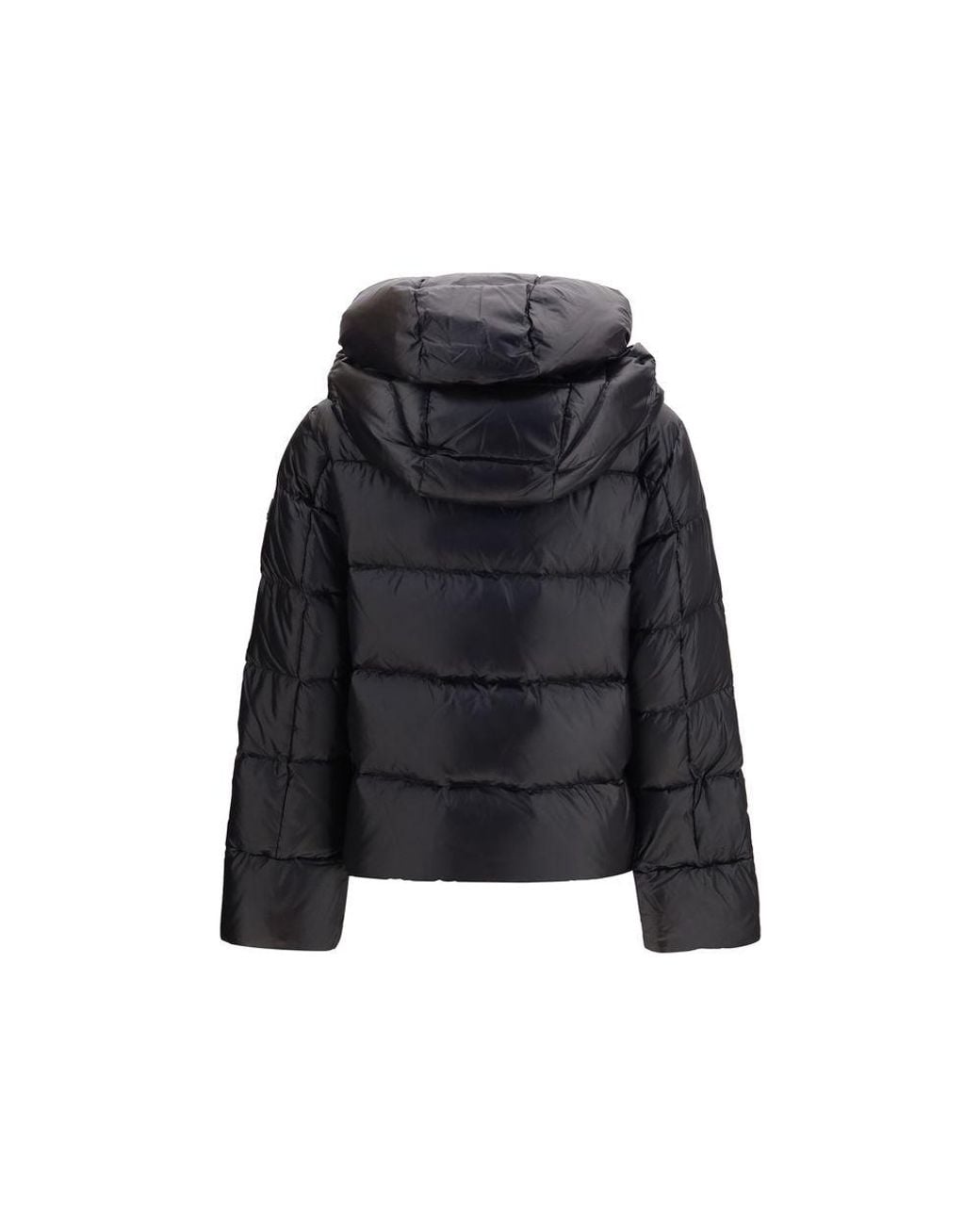 Peuterey Black Polyamide Full-Length Jacket Clothing