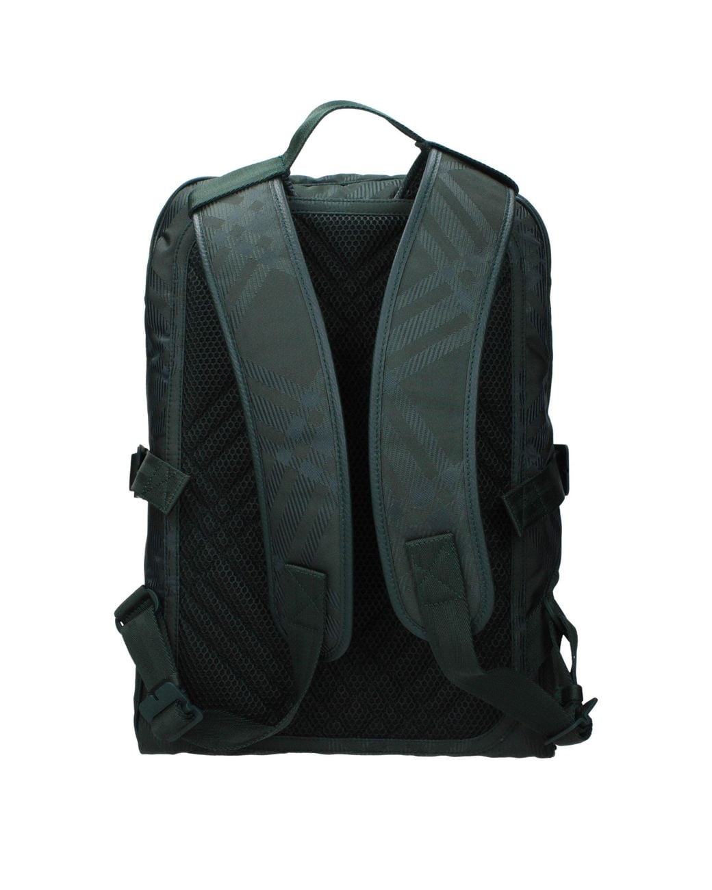 Burberry Green Fabric Backpack for men