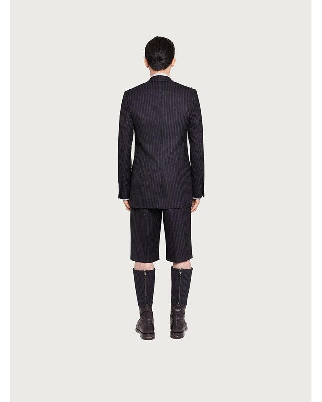 Ferragamo Blue 2 Buttons Jacket Clothing for men