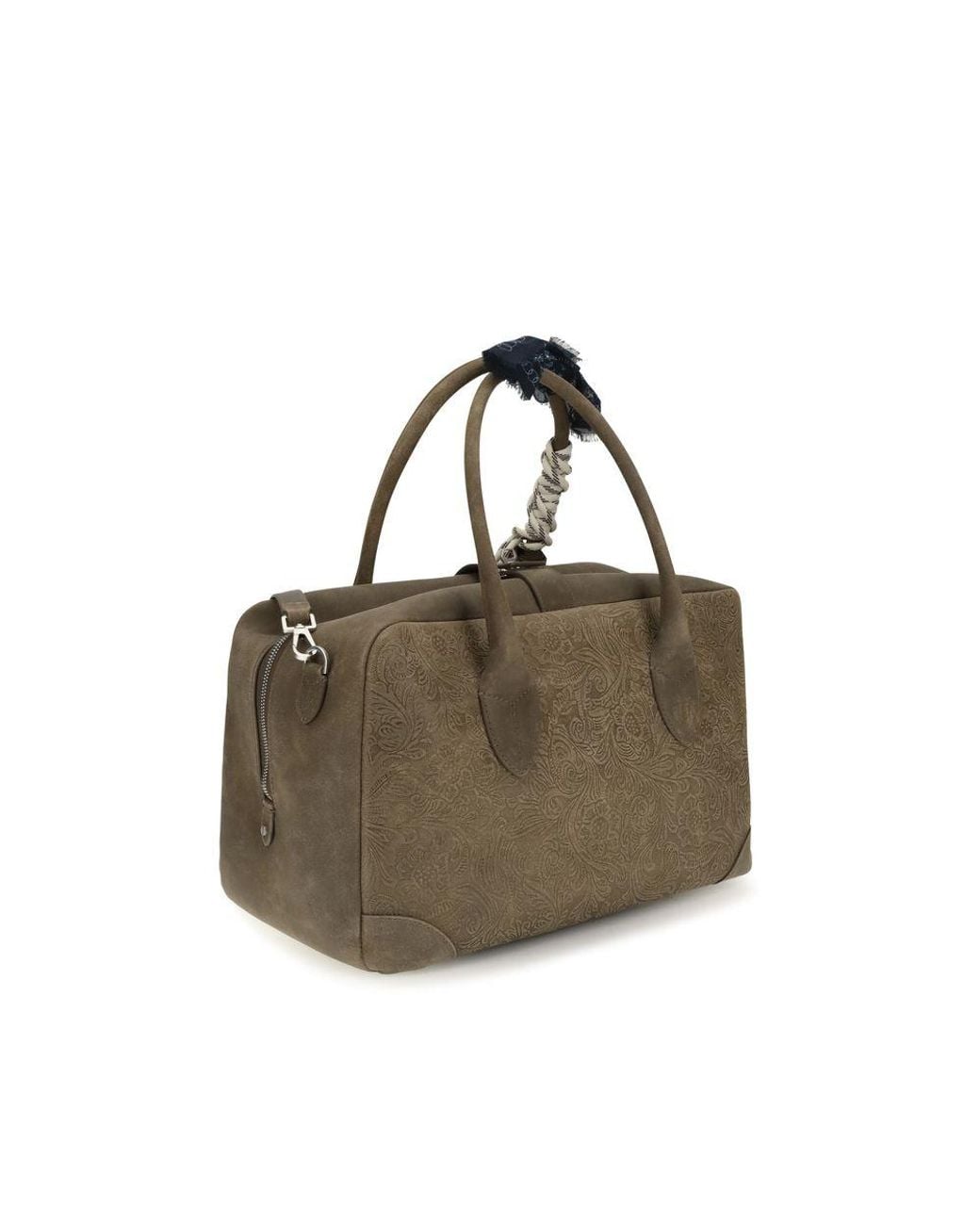 Golden Goose Deluxe Brand Multicolor Brown Calf Leather Bos Taurus Handbag
