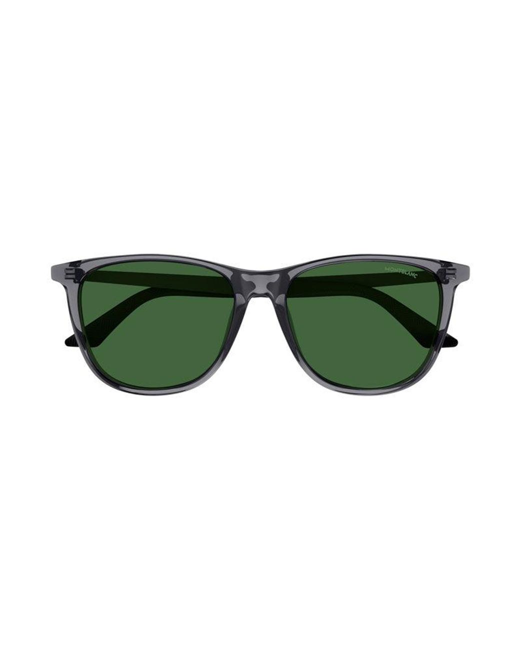 Montblanc Green Sunglasses Square Full Rim, - Frame And Lens Mb0330S002 for men