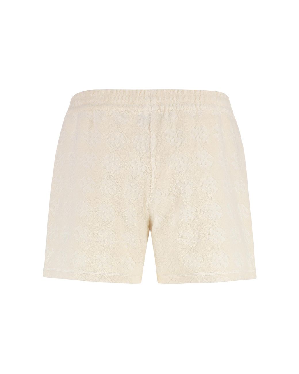 Tory Burch Natural Terry Cloth Shorts