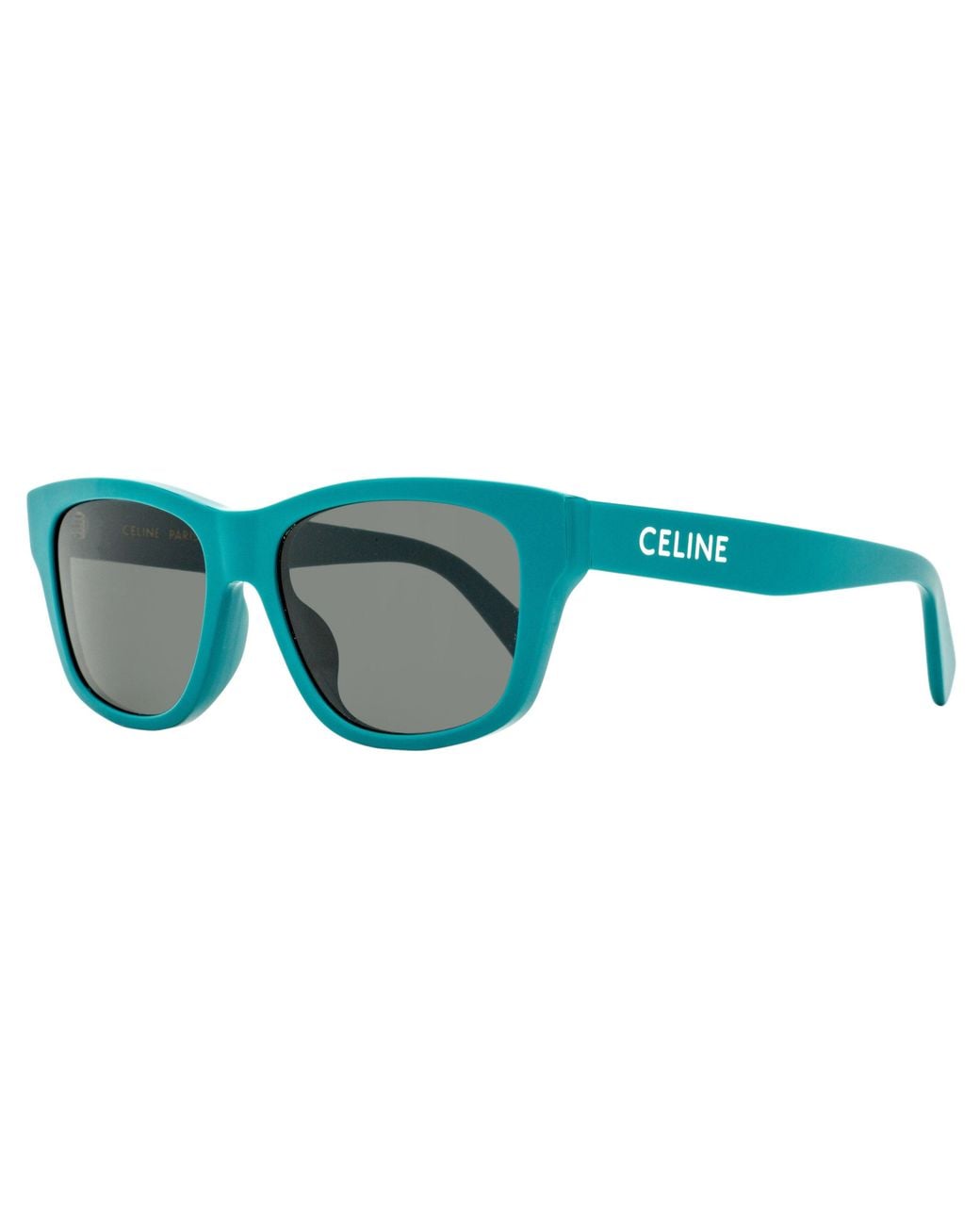 Céline Black Classic Rectangular Sunglasses Cl40249U 87A 55Mm Plastic (Acetate)
