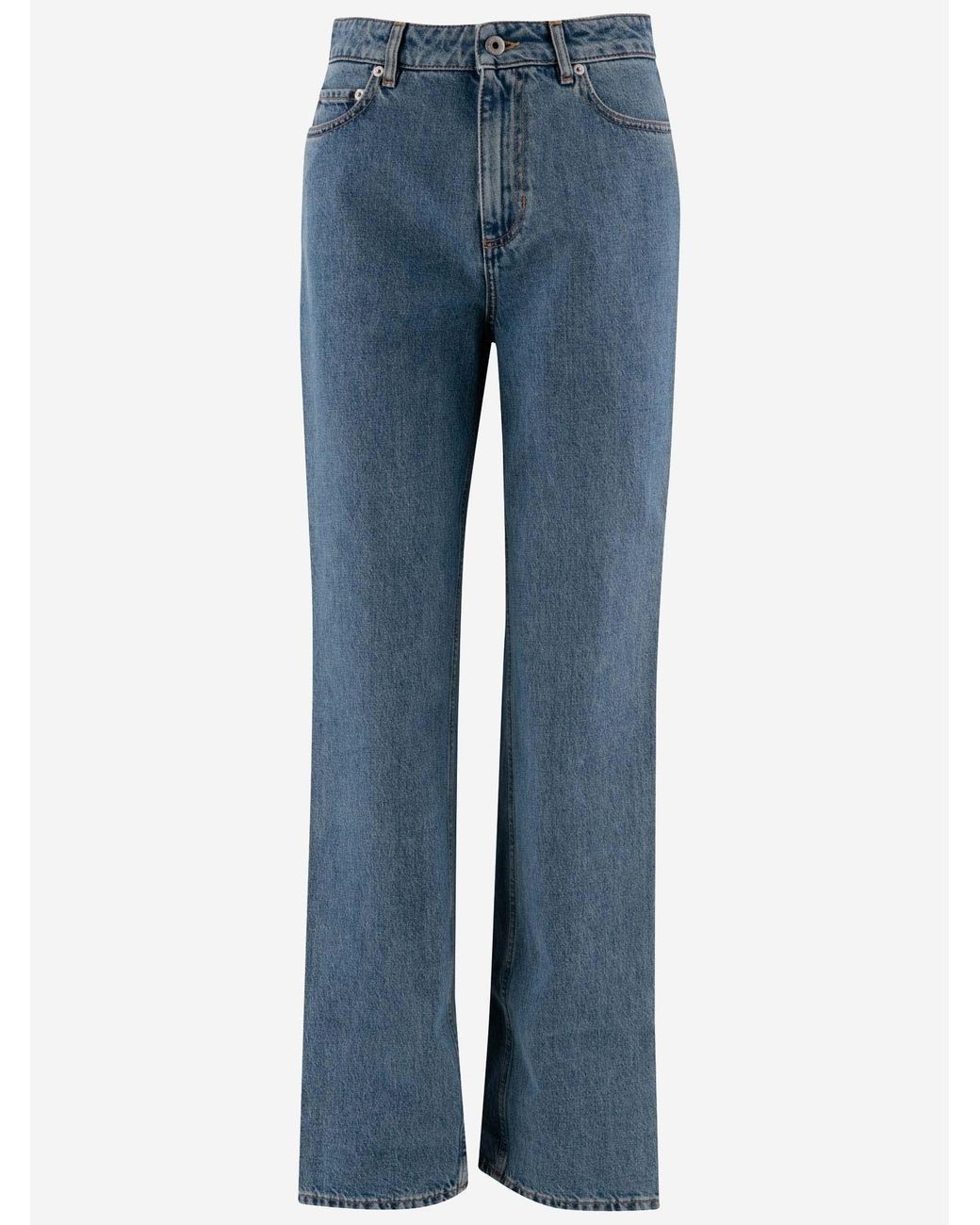 Burberry Blue Jeans Straight Leg Cotton