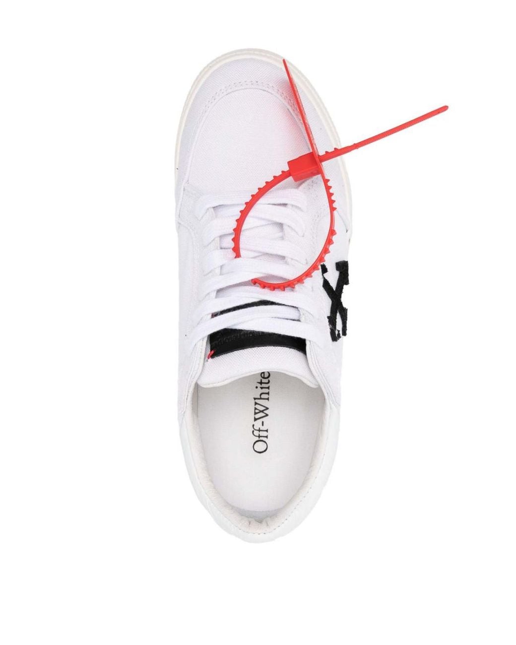 Off-White c/o Virgil Abloh Red New Low Vulcanized Sneakers