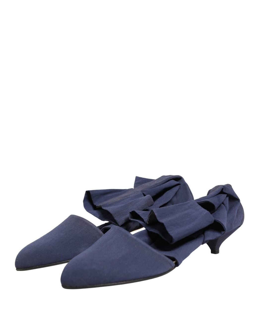 Dolce & Gabbana Blue Cotton Ankle Boots Shoes