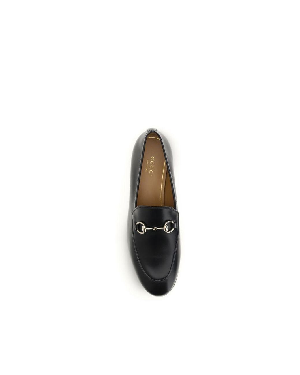 Gucci Black Calf Leather Bos Taurus Slip-On Loafers