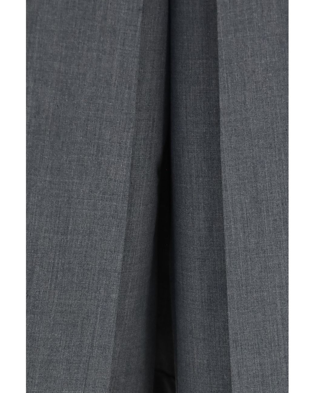 Thelatest Gray Tailored Pants With Draped Skirt Panel, Polyester Trousers