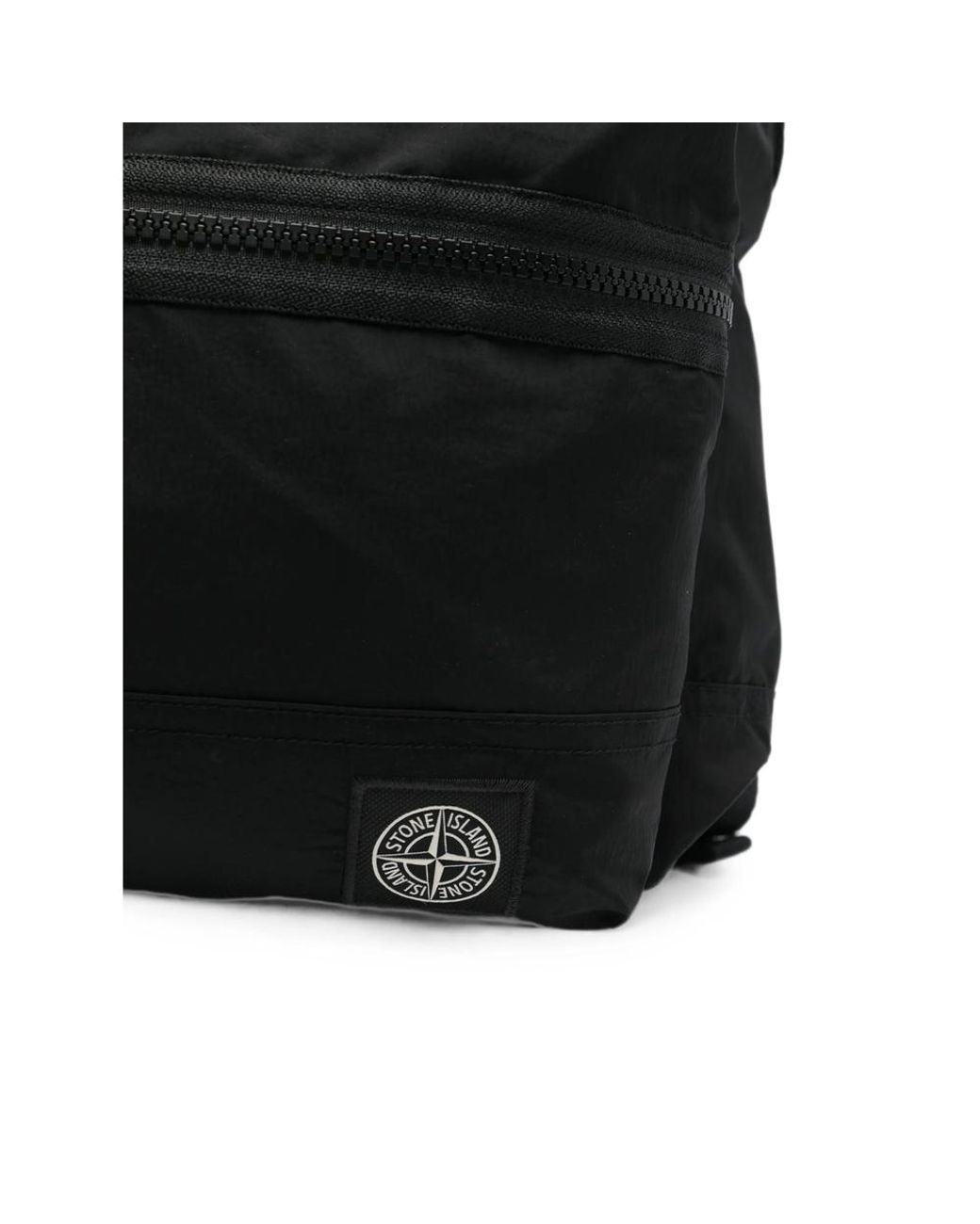 Stone Island Black Backpacks for men