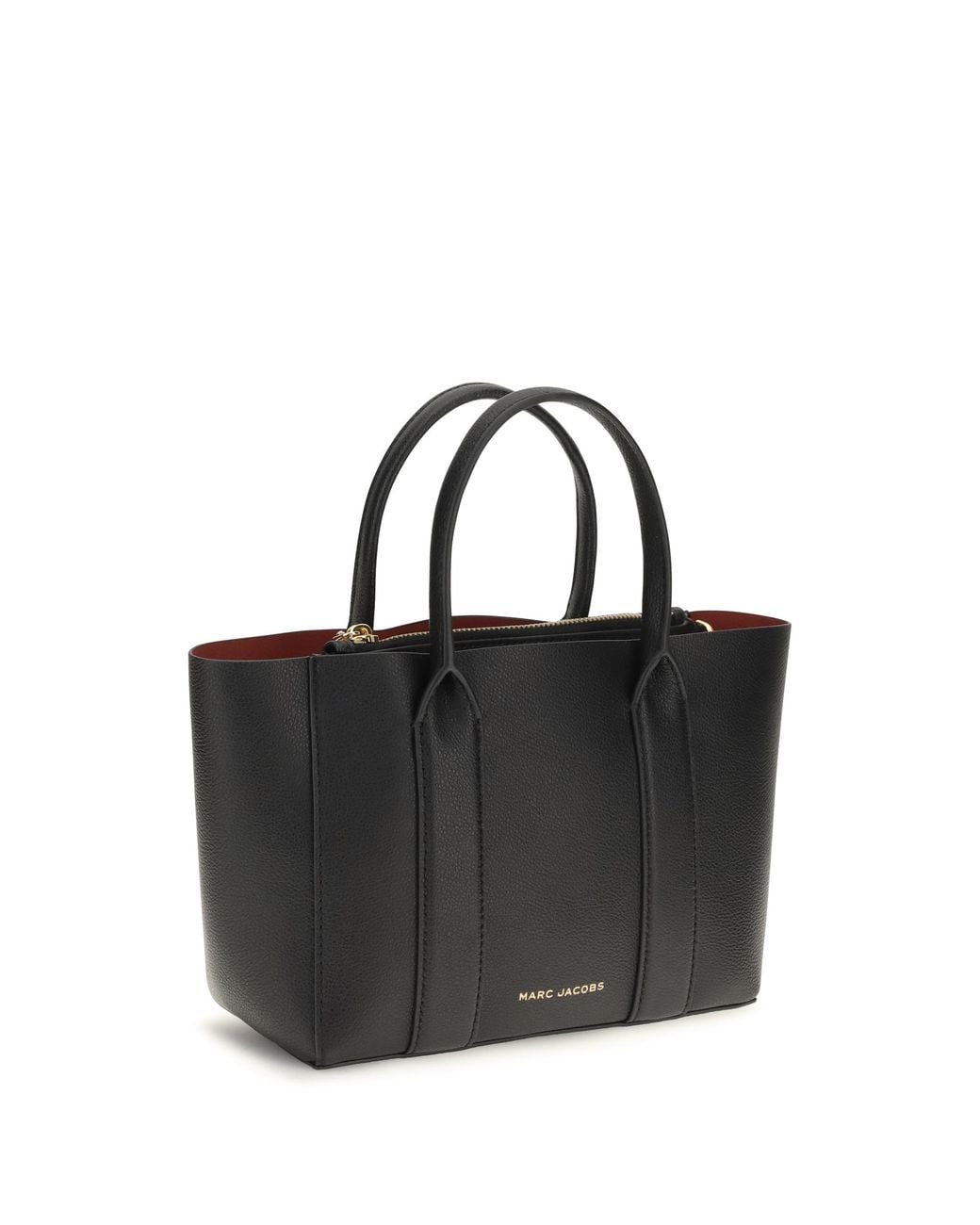 Marc Jacobs Black Pop J The Small Work Tote Calf Leather Bos Taurus