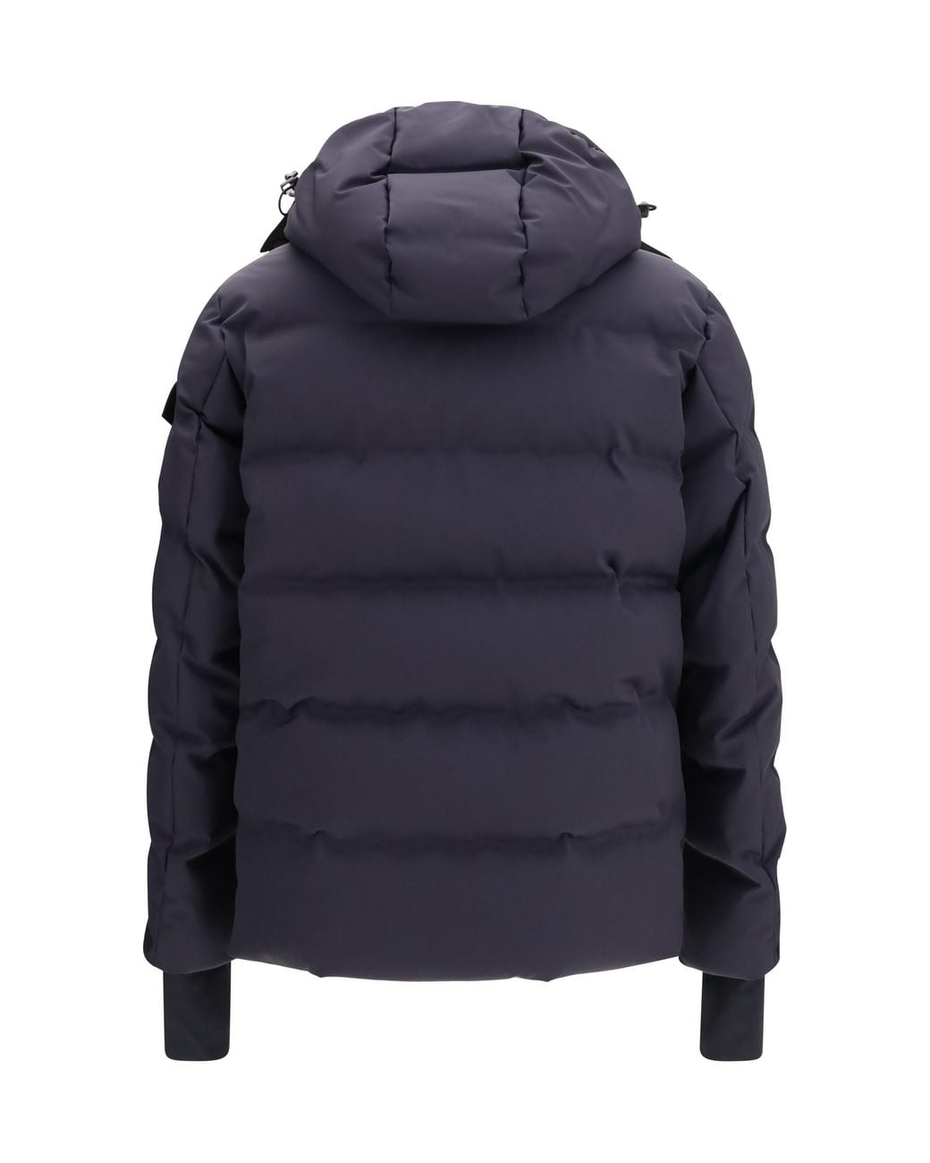 Moncler Blue Hooded Ski Jacket Polyamide Padded & Down for men