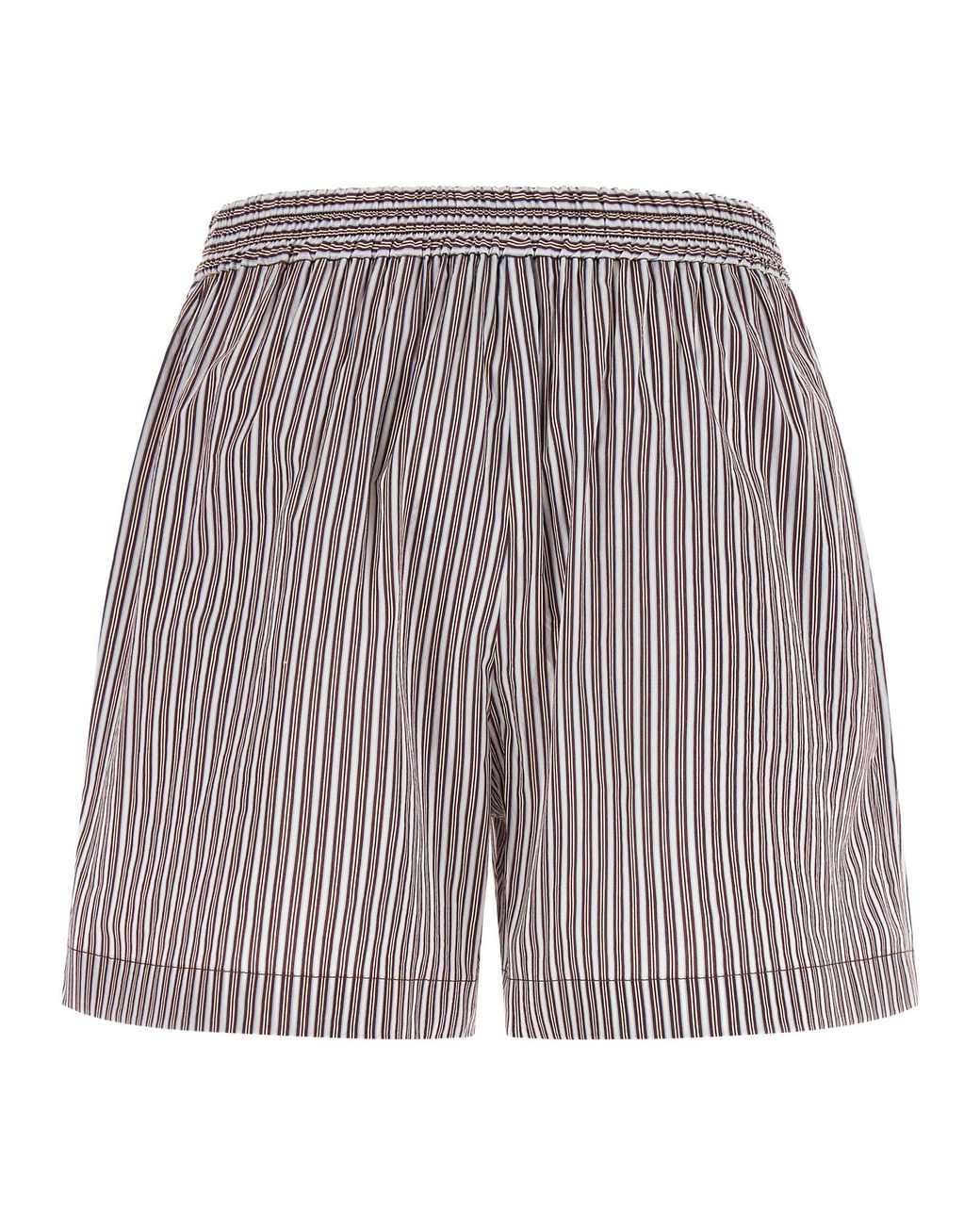 Brunello Cucinelli Red Cotton Bermuda Shorts