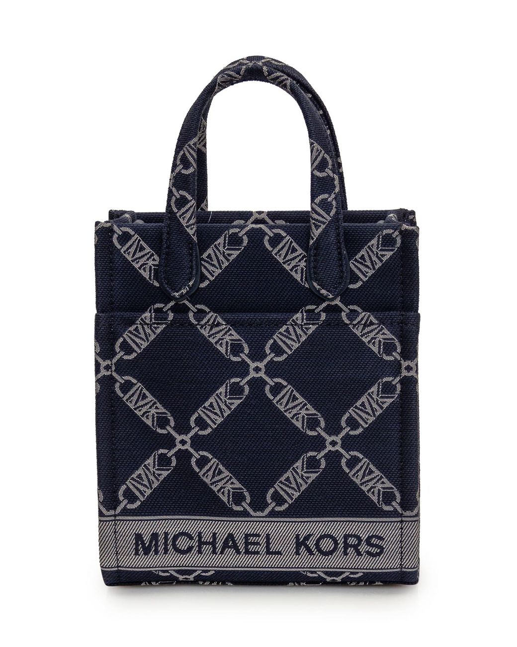 Michael Michael Kors Gigi Large Grab Tote Bag - Navy Multi