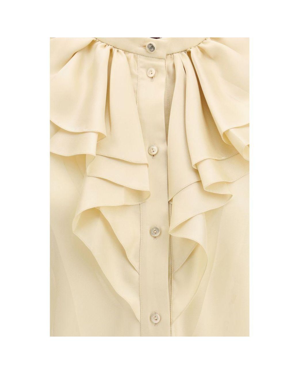 Gucci Natural Silk Shirt